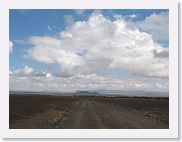 10OldupaiGorge - 01 * The road to Olduvai Gorge. The Masai word oldupai was misunderstood and a v was used instead of p.